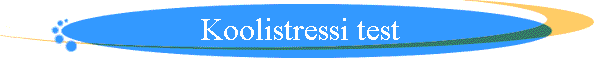 Koolistressi test